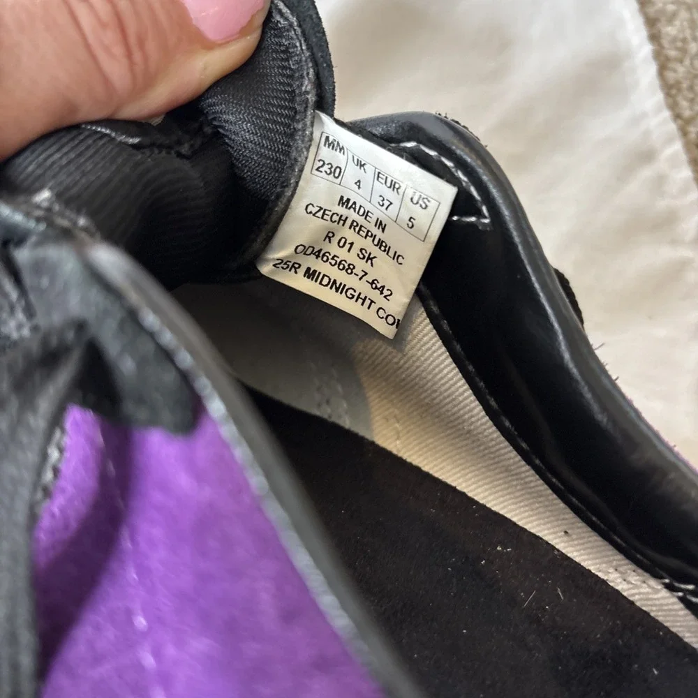 BOTAS 66 Women's Size US 5‎ Sneakers Run Midnight Cowboy Black Purple Shoes